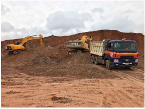 Site Clearance, Mass Excavation , Road and Drainage  Construction - Nkroful, Western Region